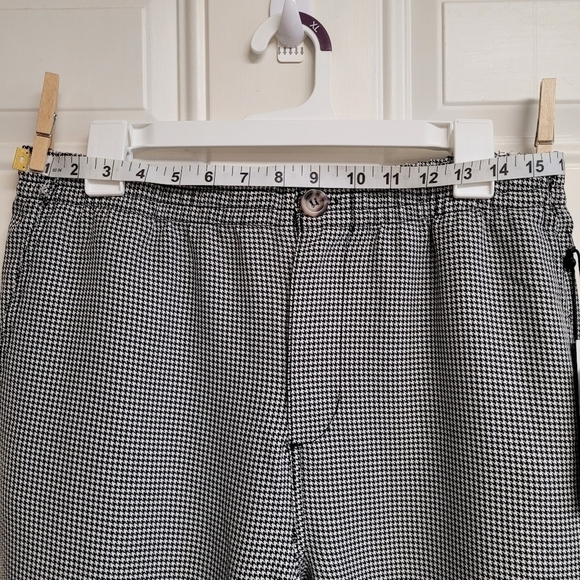 Urban Outfitters Misfit Mad Minds Black And White Houndstooth High Waisted Pants - Picture 8 of 13